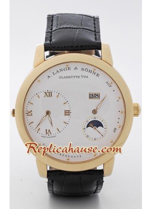 A. Lange and Sohne Lange 1 Moon Phase King Sized Wristwatch ALANGE04