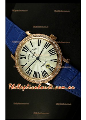 Franck Muller Master of Complications Liberty Japanese Watch in Purple Strap