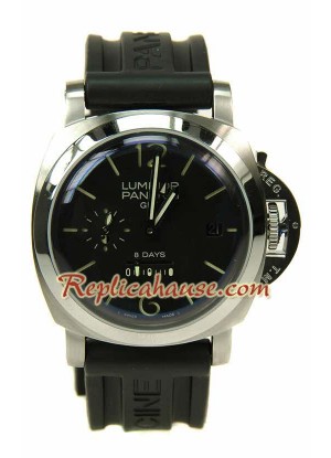 Panerai Luminor GMT 8 Days Swiss Wristwatch PNRI36