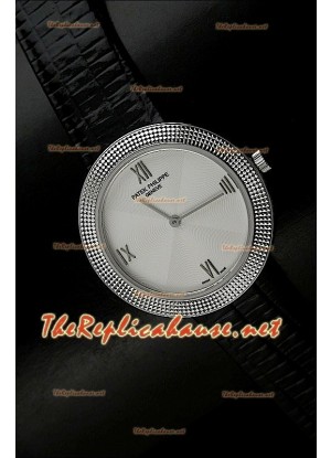 Patek Philippe Swiss Quartz Replica Watch in Stainless Steel - 36MM