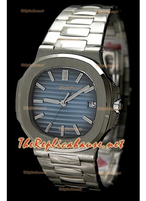 Patek Philippe Nautilus Jumbo Swiss Replica Watch - Blue Dial