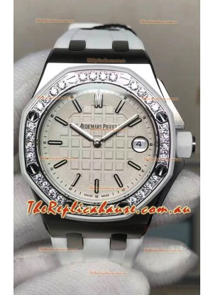 Audemars Piguet Royal Oak Offshore 37MM Swiss Quartz 1:1 Mirror Replica Watch in Stainless Steel Casing
