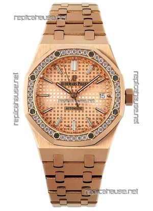 Audemars Piguet Royal Oak 37MM Frosted Casing Watch in 3120 Movement - 1:1 Mirror Replica