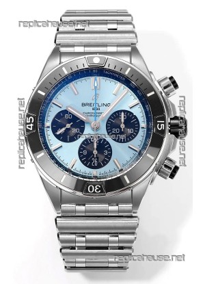Breitling Replicas Chronomat B01 42 Edition Swiss 904L Steel Casing Blue Dial 1:1 Mirror Replica Watch