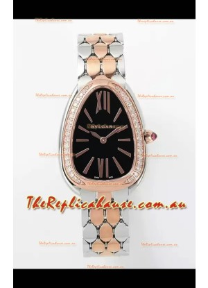 Bvlgari Serpenti Seduttori Edition in Two Tone Rose Gold Casing Super Clone Watch