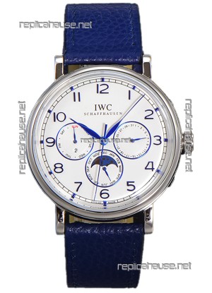 IWC Portofino Perpetual Calendar IW3446 White Dial Swiss Replica Watch 