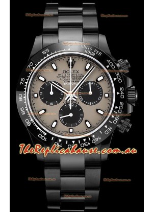 Rolex Daytona Blaken 1:1 Swiss Mirror Replica Grey Dial Cal.4130 Movement (WITH BOX) 