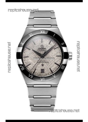 Omega Co-Axial Constellation Stainless Steel Meteorite Dial 1:1 Mirror Replica 41MM