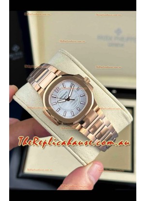 Patek Philippe Nautilus Super Clone 7010/1GR-011 32MM 1:1 Mirror Replica 