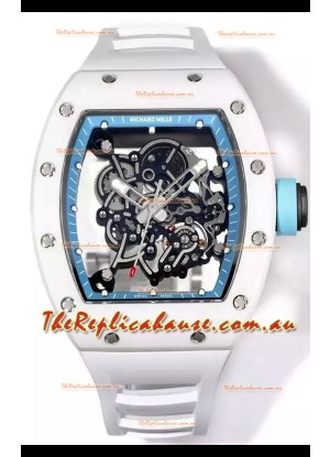 Richard Mille Super Clone RM055 Ceramic Casing with Genuine Tourbillon Watch 