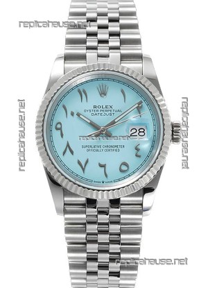Rolex Datejust M126234 36MM ETA3235 Tiffany Blue Dial - 904L Steel Casing 
