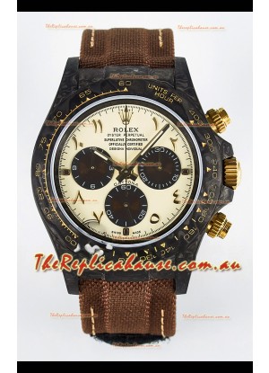 Rolex Daytona Super Clone DiW Desert Eagle Arabic Edition Watch - Forged Cabon Casing 1:1 Mirror Replica