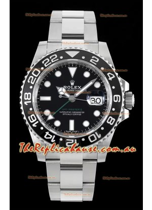 Rolex GMT Masters II 116710LN-78200 Cal.3186 Movement Swiss Replica - Ultimate 904L Steel Watch
