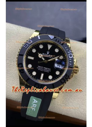 Rolex Yachtmaster m126655 Yellow Gold 42MM Cal.3135 Swiss 1:1 Ultimate 904L Steel Watch