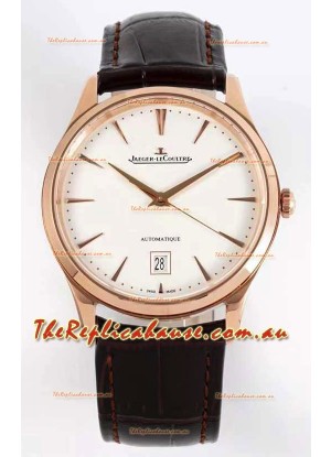 Jaeger LeCoultre Master Ultra Thin Rose Gold Swiss 1:1 Mirror Replica Watch