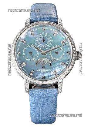 Vacheron Constantin Traditionelle Perpetual Calendar Ultra-Thin White Gold Plating