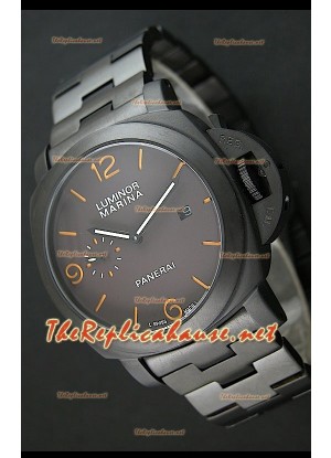 Panerai Luminor Marina Brown Dial Japanese Watch