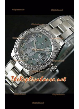 Rolex Datejust Ladies Swiss Watch in Steel Case 31MM
