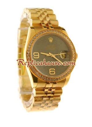 Rolex Swiss Floral Motif 2011 Edition Datejust Wristwatch ROLX832