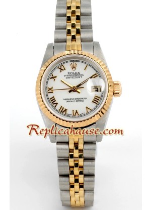 Rolex DateJust - Two Tone Lady's ROLX115