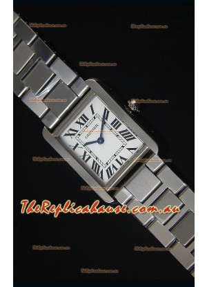 Cartier Tank Solo Swiss Quartz Timepiece in Steel Strap 24MM Wide 
