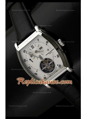 Vacheron Constantin Power Reserve Tourbillon Stainles Steel Watch