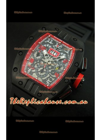 Richard Mille RM011 Filipe Massa PVD Casing Edition Swiss Replica Watch
