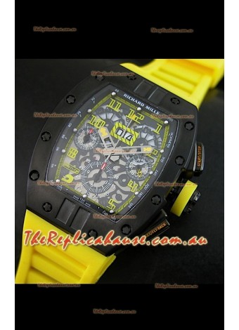 Richard Mille RM011 Filipe Massa Texas GP PVD Casing Edition Swiss Replica Watch