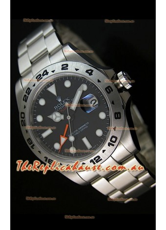 Rolex Replica Explorer II Swiss Replica Watch - SuperLuminous Hour Markers 42MM 