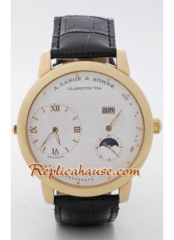 A. Lange and Sohne Lange 1 Moon Phase King Sized Wristwatch ALANGE04