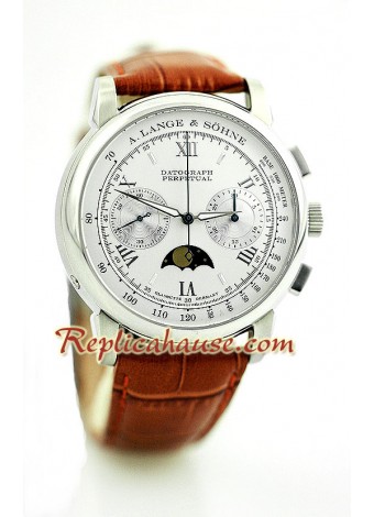 A. Lange and Sohne Datograph Perpetual Mens Swiss Wristwatch ALANGE03