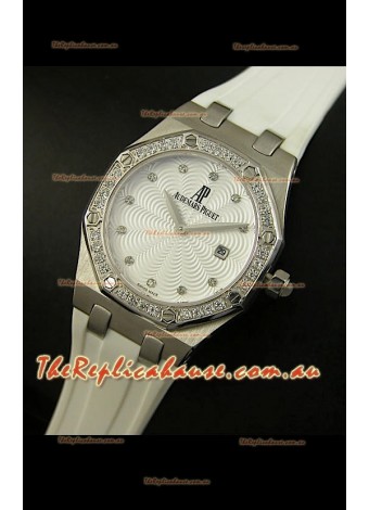 Audemars Piguet Royal Oak Ladies Quartz Replica Watch in Steel Case
