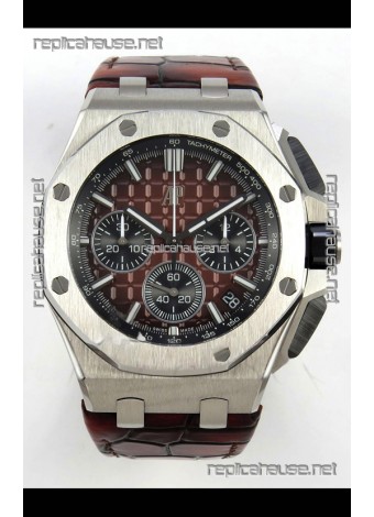 Royal Oak Offshore Chronograph 26420 Brown Dial Super Clone Watch 