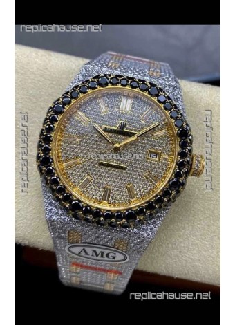Royal Oak 15400 Iced Out Super Clone Edition 2 Super Clone Watch 