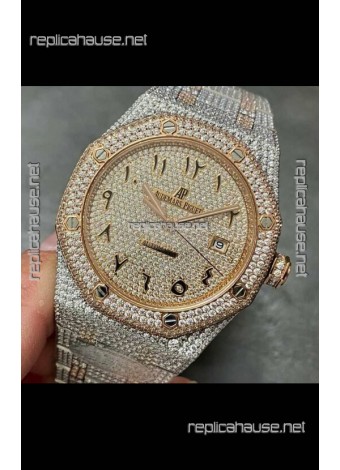 Royal Oak 15400 Iced Out Super Clone Edition 7 Super Clone Watch 