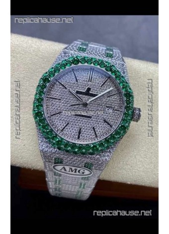 Royal Oak 15400 Iced Out Super Clone Edition 14 Super Clone Watch 