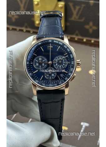 AP CODE 11.59 26393 Rose Gold Chrono Blue Dial Super Clone Watch 