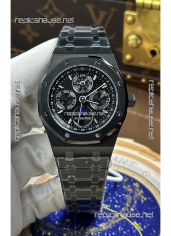 Royal Oak 26579CE Perpetual Calendar Black Ceramic Super Clone Watch 