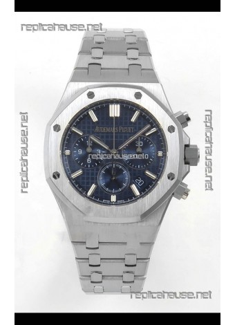 Royal Oak Chrono 26240 Blue Dial Steel Caing Super Clone Watch 