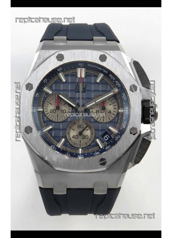 Royal Oak Offshore Chronograph 26420 Titanium Blue Dial Super Clone Watch 