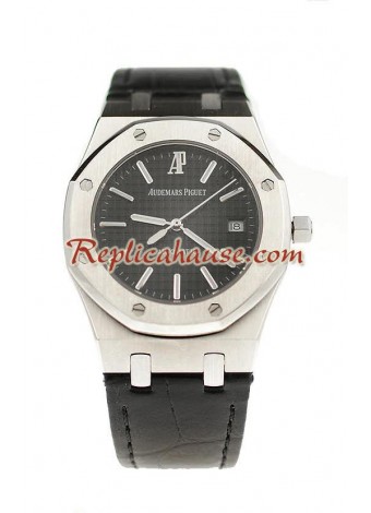 Audemars Piguet Royal Oak Automatic Swiss Leather Strap Wristwatch ADPGT92