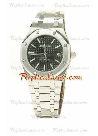 Audemars Piguet Royal Oak Swiss Wristwatch in Black Dial ADPGT91