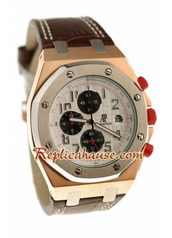 Audemars Piguet Royal Oak Offshore Two Tone Quartz Wristwatch ADPGT49