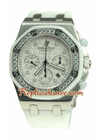 Audemars Piguet Offshore Swiss Wristwatch in White Dial ADPGT59