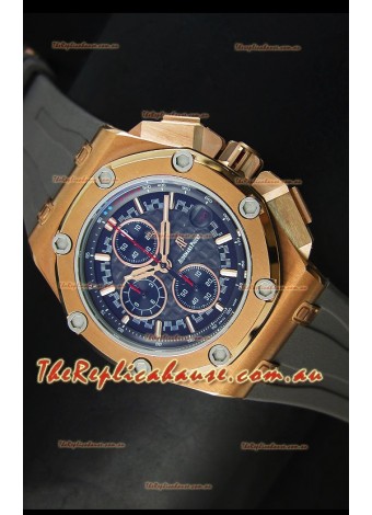 Audemars Piguet Royal Oak Offshore Michael Schumacher Quartz Movement in Rose Gold