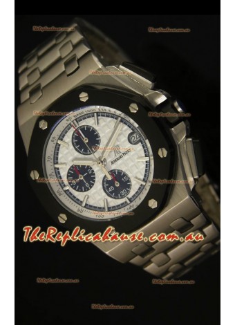 Audemars Piguet Royal Oak Offshore Watch in White Dial - Steel Case