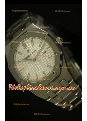 Audemars Piguet Royal Oak Ladies White Dial 33MM - 1:1 Mirror Replica Edition