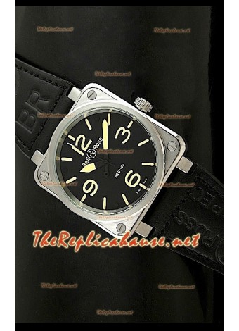 Bell and Ross BR01-94 Swiss Replica Watch in Black Dial