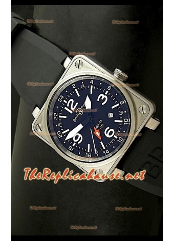 Bell and Ross Instrument BR01-93 GMT Watch