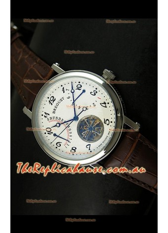 Breguet Retrograde Day/Date Japanese Automatic Watch with Tourbillon